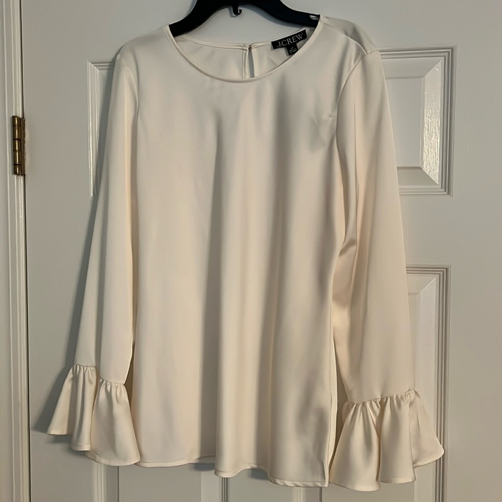 NWT J. crew White Blouse